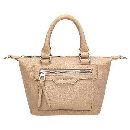 David Jones Small Grab Handbag - Camel Brown