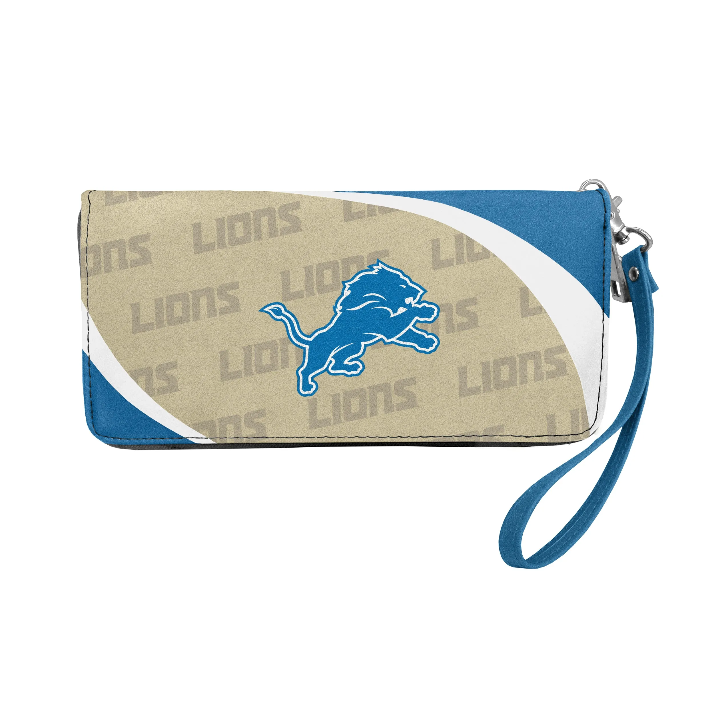 Detroit Lions Curve Zip Organizer Wallet