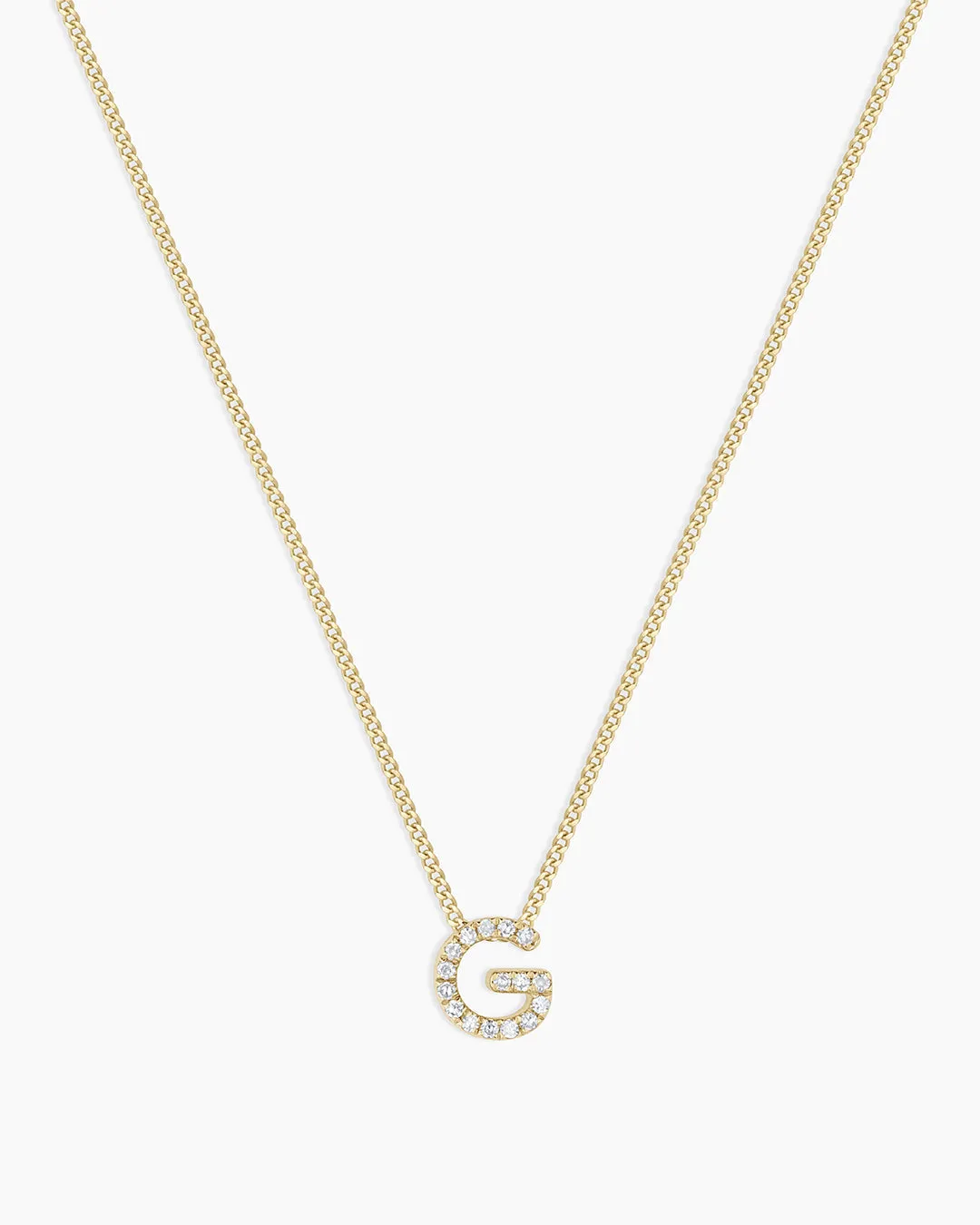 Diamond Alphabet Necklace