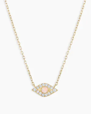 Diamond Evil Eye Necklace