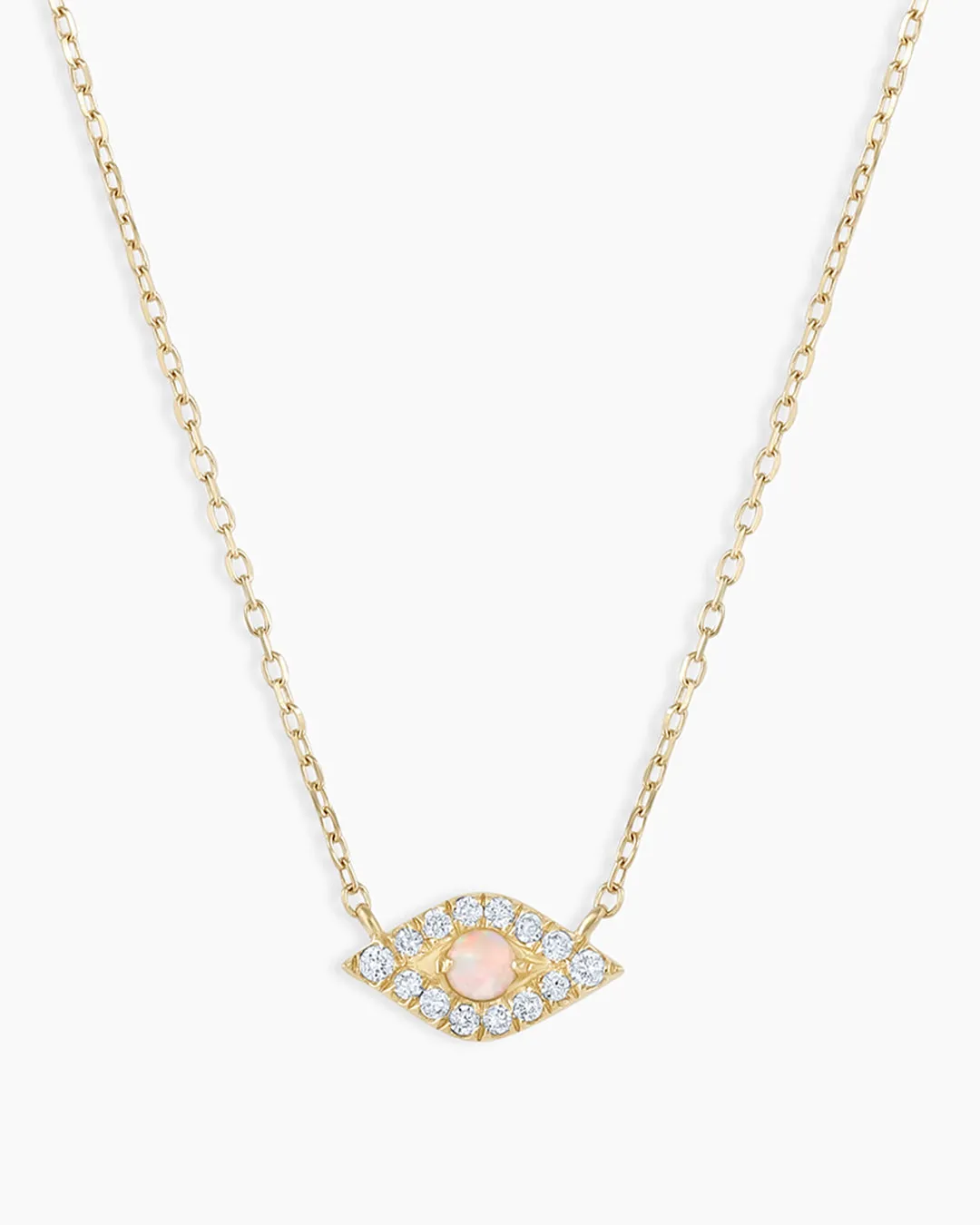 Diamond Evil Eye Necklace