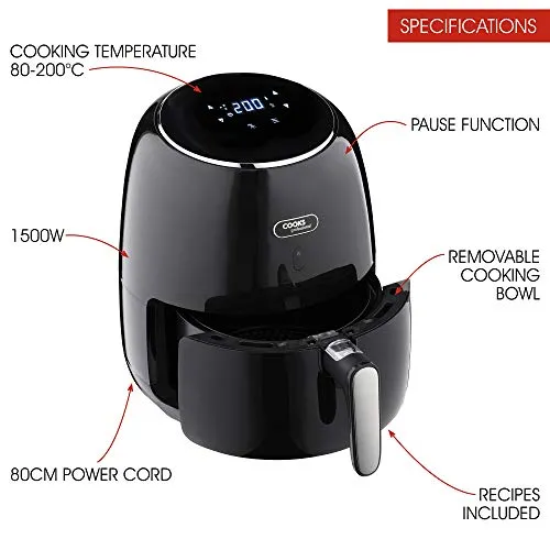 Digital Air Fryer, 5 Litre Capacity