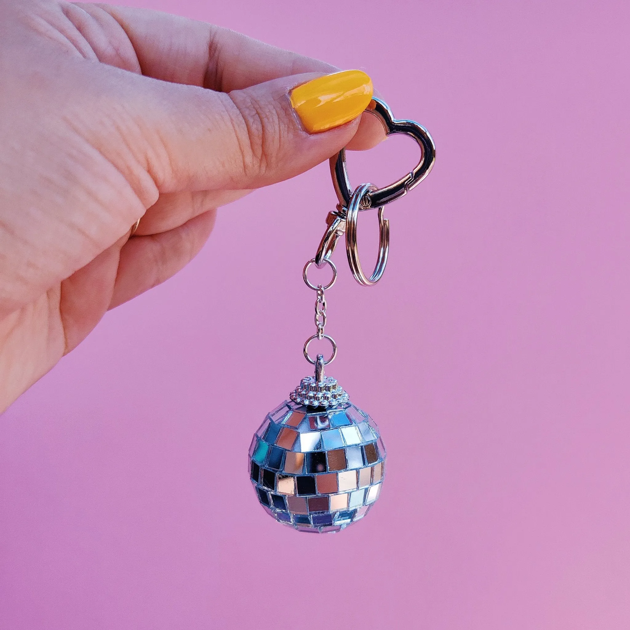 Disco Ball Keychain