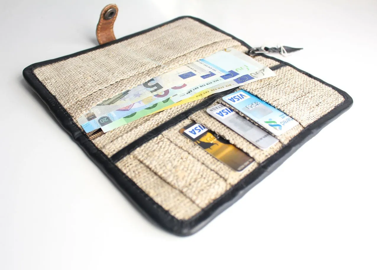 Ecofriendly Hemp Women's Clutch Purse