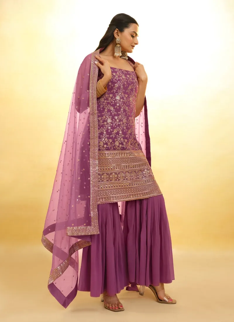 Embroidered Anarkali Suit Exquisite Detailing Throughout