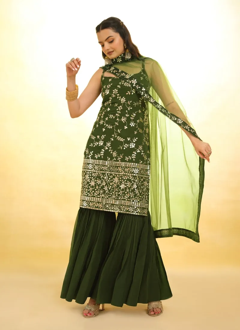 Embroidered Anarkali Suit Exquisite Detailing Throughout