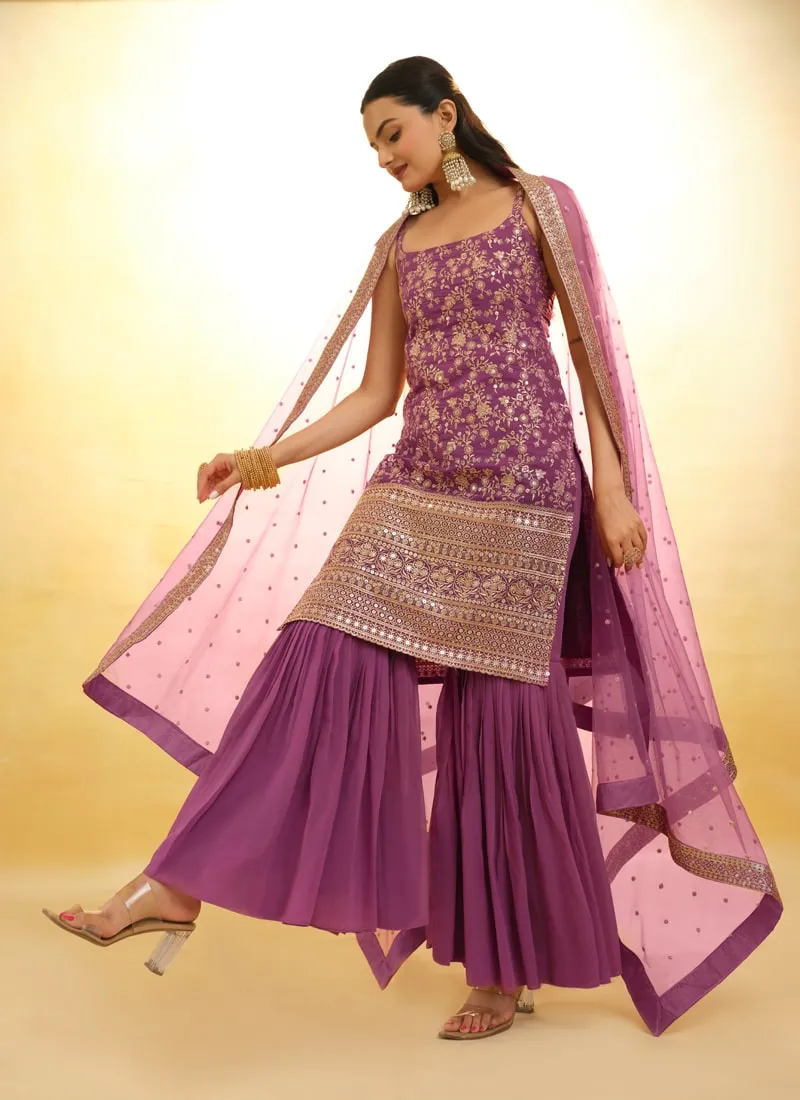 Embroidered Anarkali Suit Exquisite Detailing Throughout