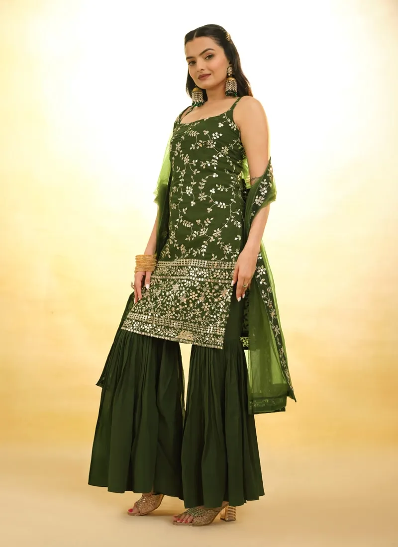 Embroidered Anarkali Suit Exquisite Detailing Throughout