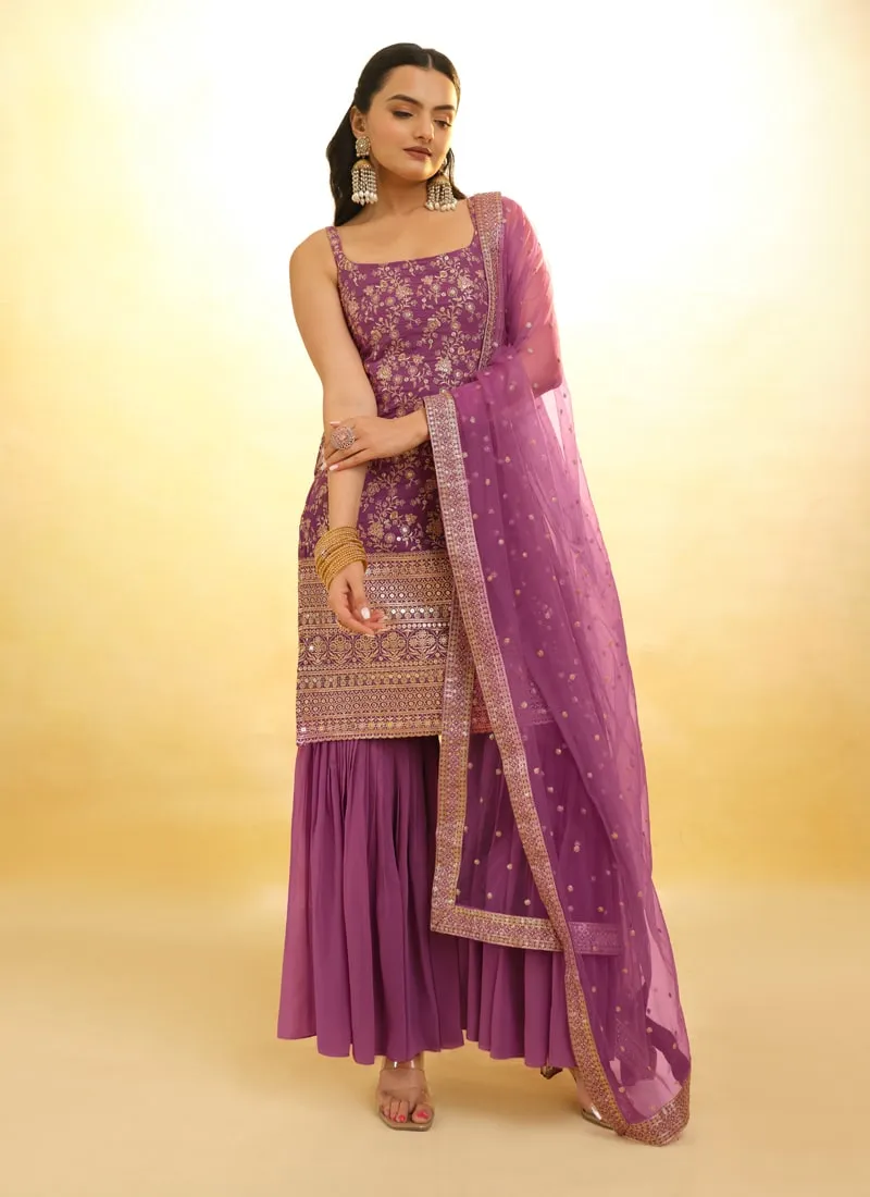 Embroidered Anarkali Suit Exquisite Detailing Throughout