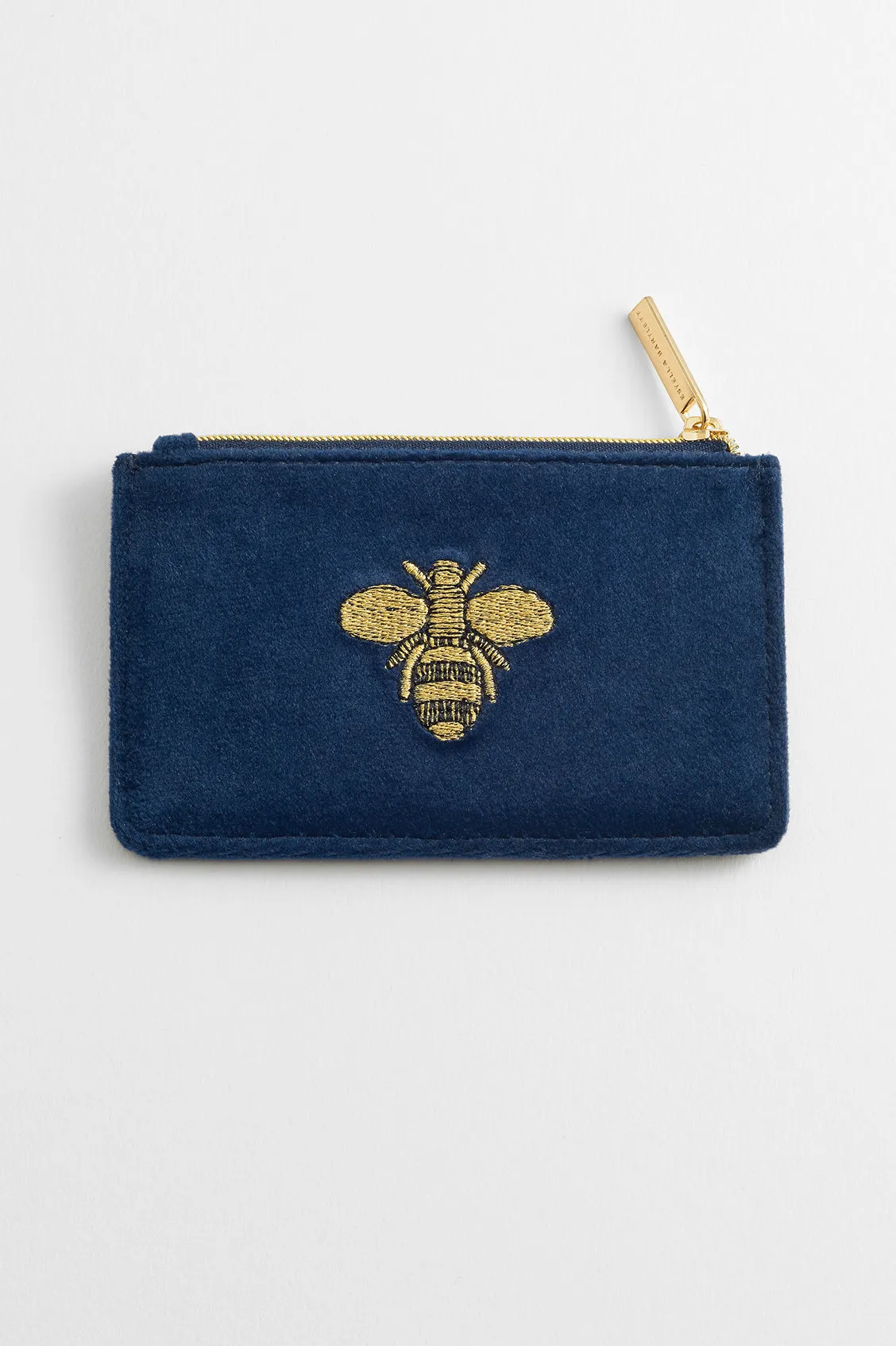 Embroidered Bee Card Purse