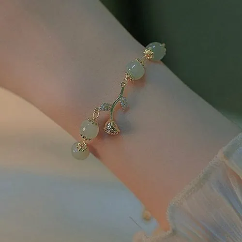 Exquisite Butterfly Chain Bracelet Shiny Zirconia Flower Star