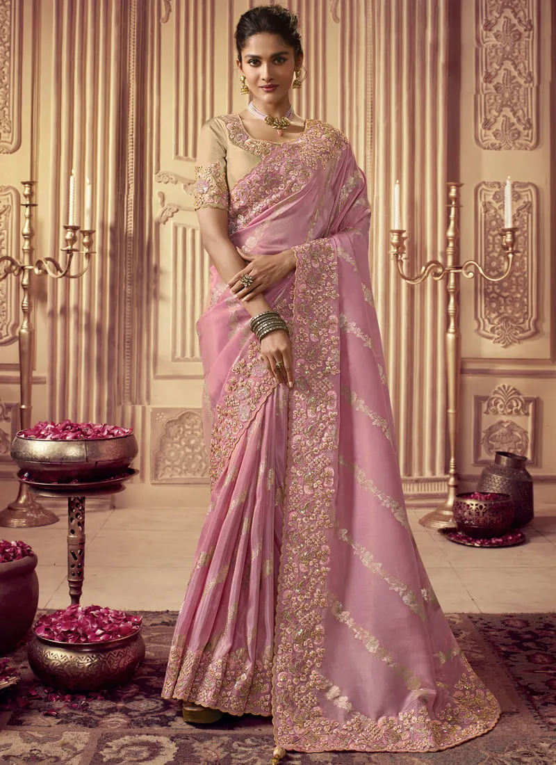 Exquisite Designer Wedding Silk Saree