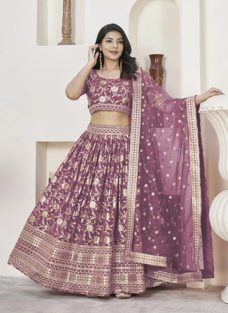 Exquisite Dola Jacquard Lehenga Choli Set