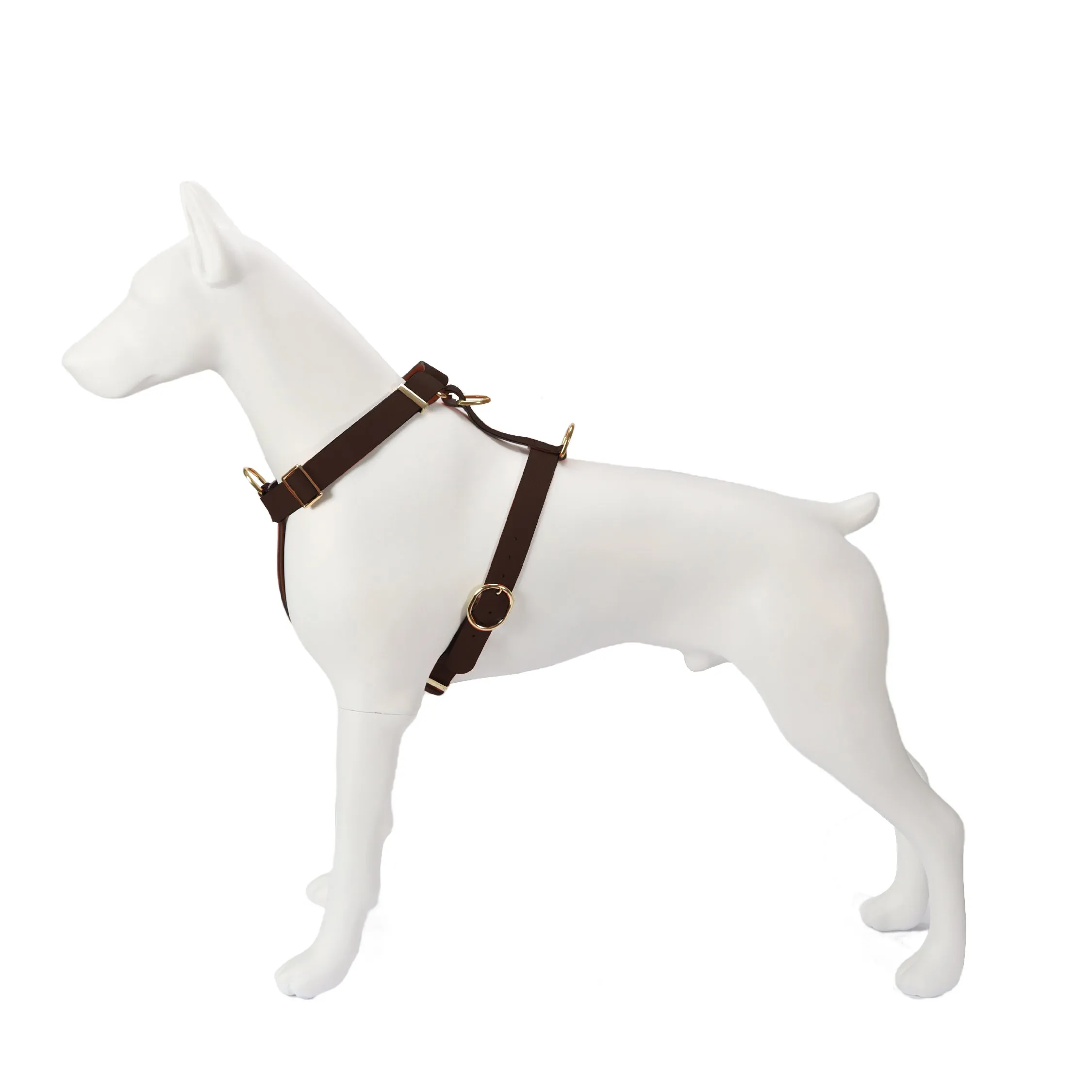 Exquisite Leather Dog Leash - Cognac