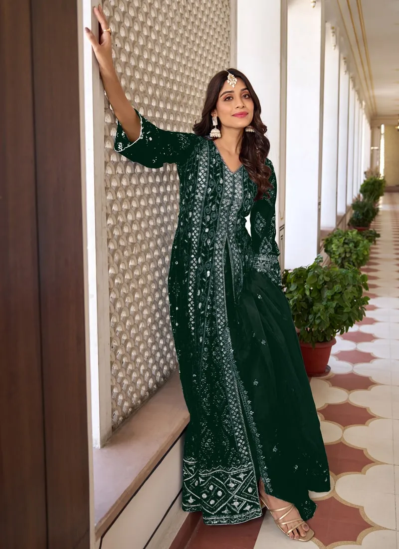 Exquisite Pakistani Front Slit Salwar Suit