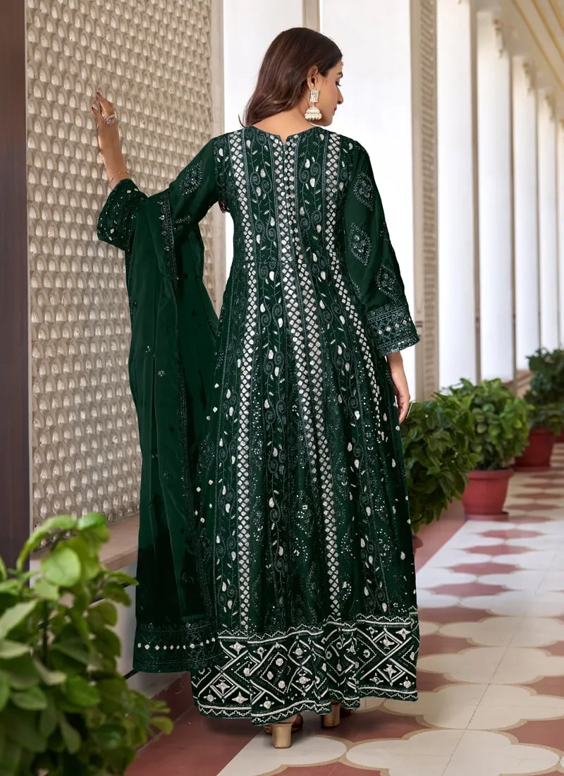 Exquisite Pakistani Front Slit Salwar Suit