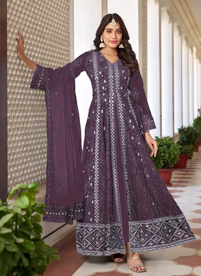 Exquisite Pakistani Front Slit Salwar Suit