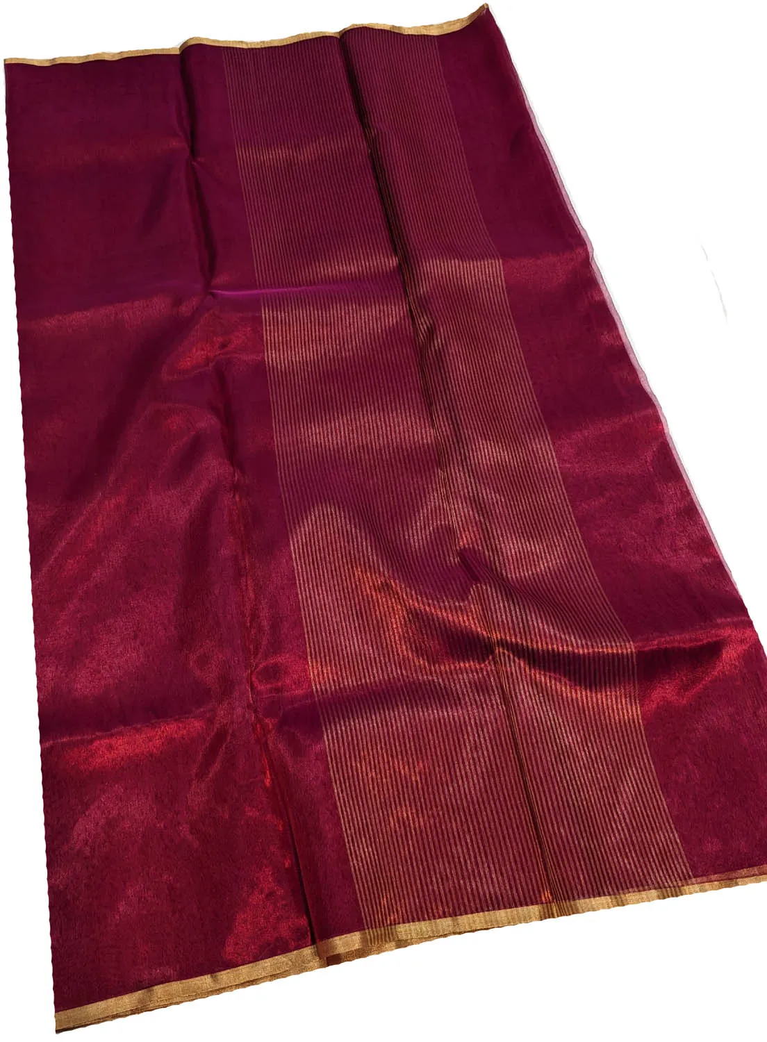 Exquisite Pink Chanderi Handloom Pure Silk Saree