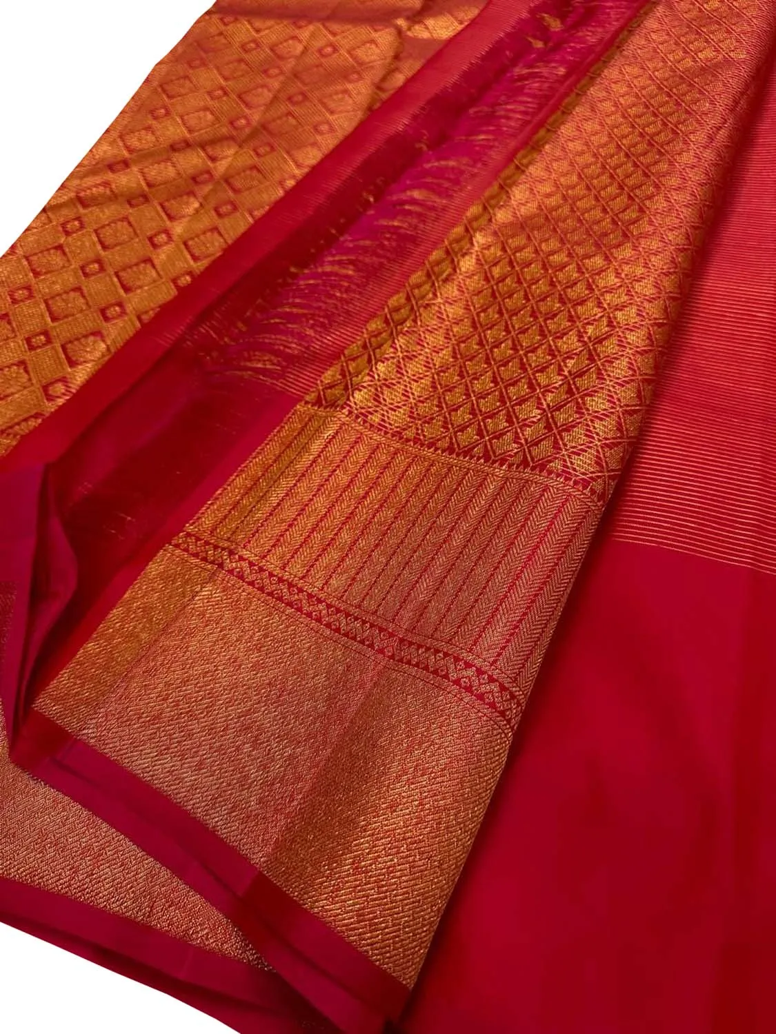 Exquisite Pink Kanjeevaram Silk Saree