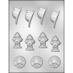 Fireman Assortment Chocolate Mold