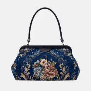 Floral Blue Shoulder Bag