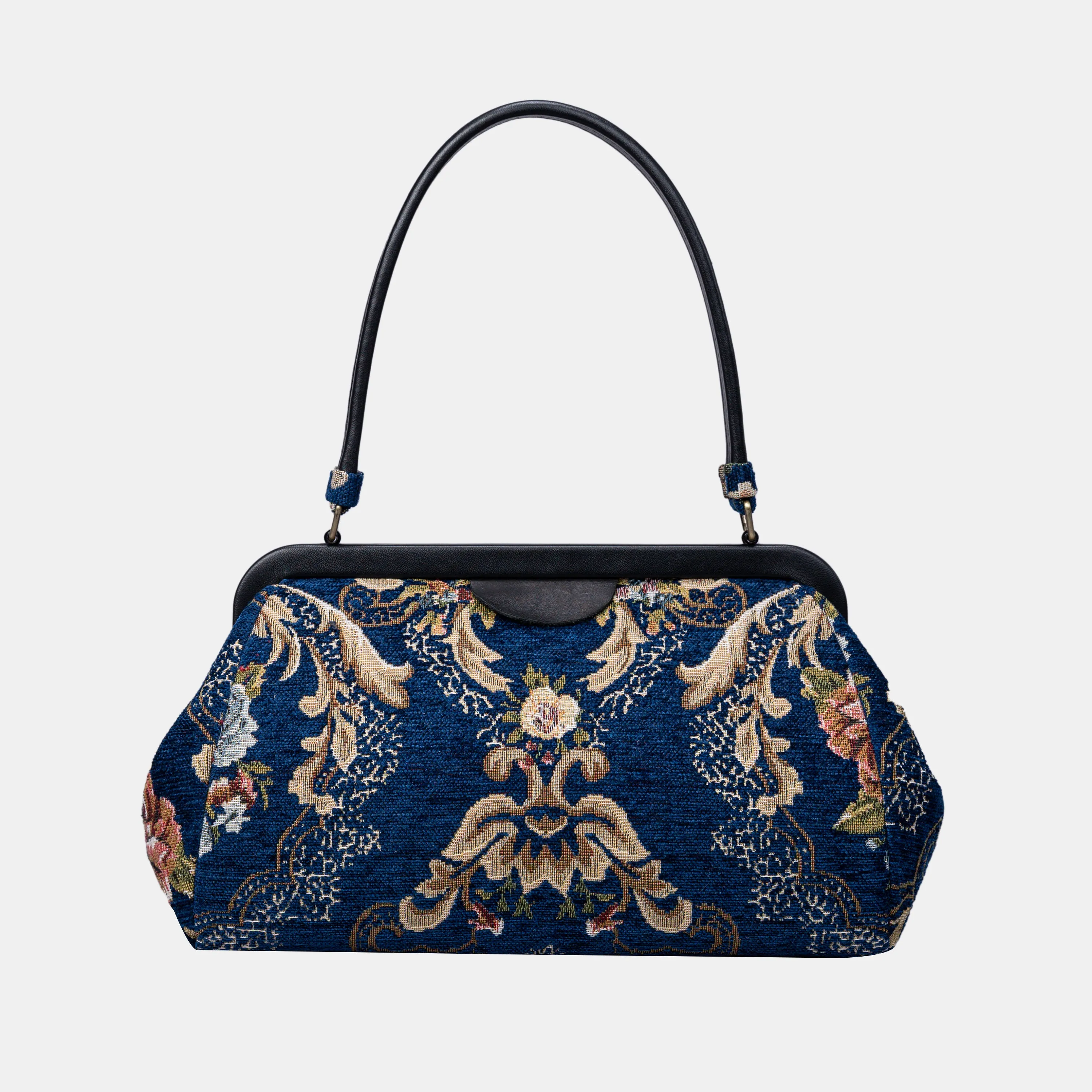 Floral Blue Shoulder Bag