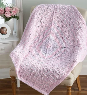 Free Exquisite Diamonds Blanket Pattern