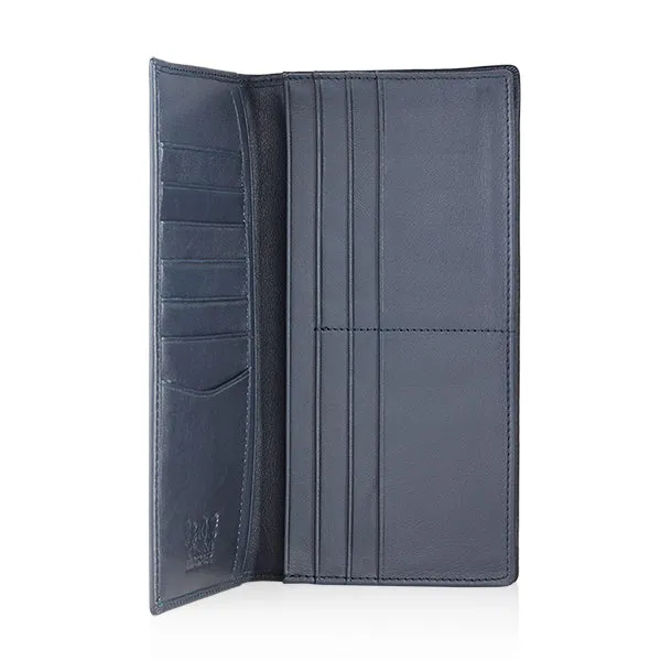 Full Grain Long Wallet in Blue