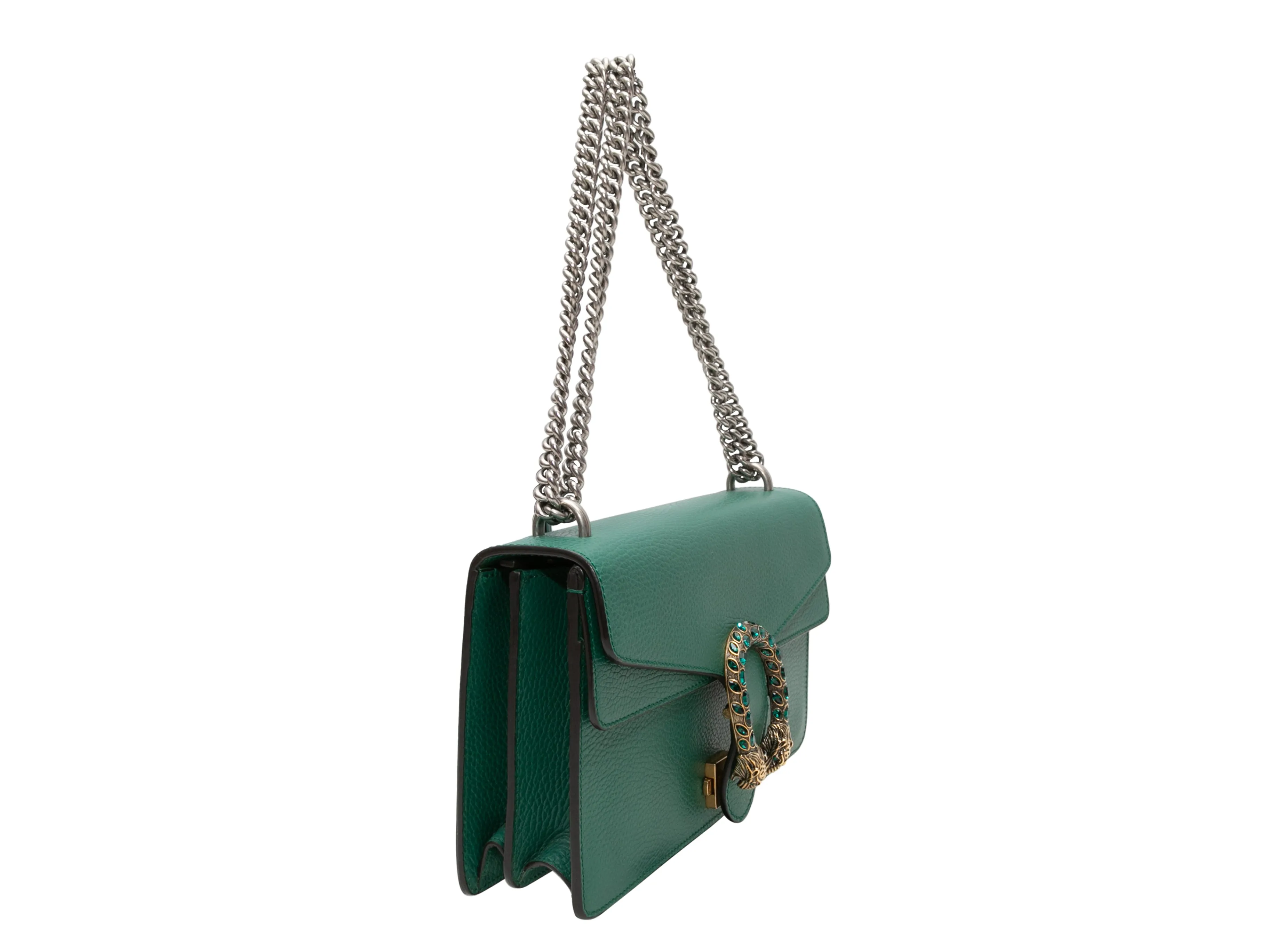 Green Gucci Medium Dionysus Shoulder Bag