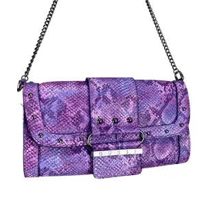 Guess Y2K Lilac Snake Bag