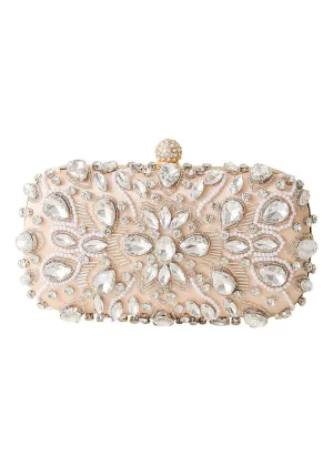 Handbag Studded Beaded Hand Dinner Bag