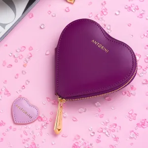 Heart Change Purse ANTORINI in Purple