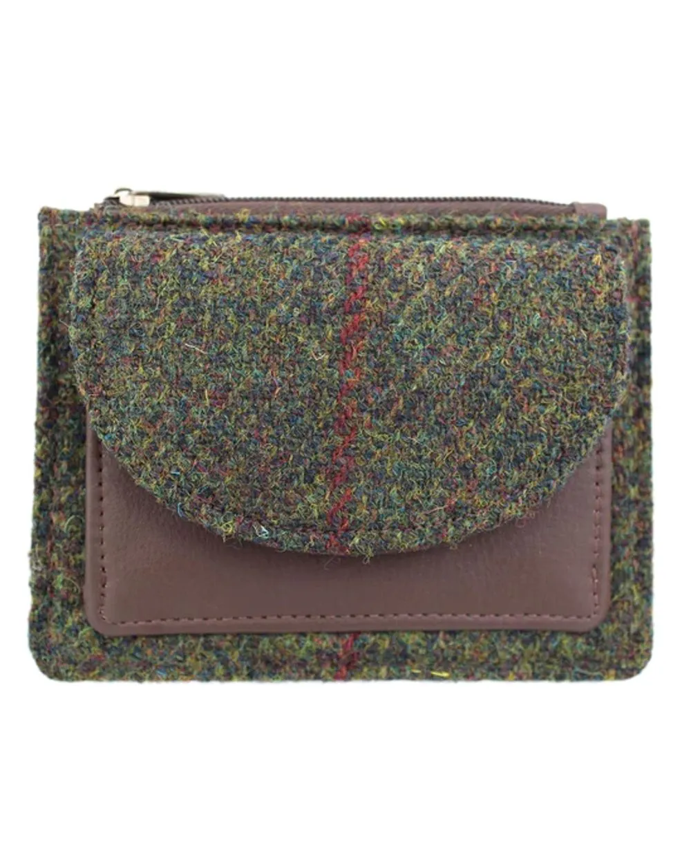 Heather Rory Harris Tweed Coin Card Wallet