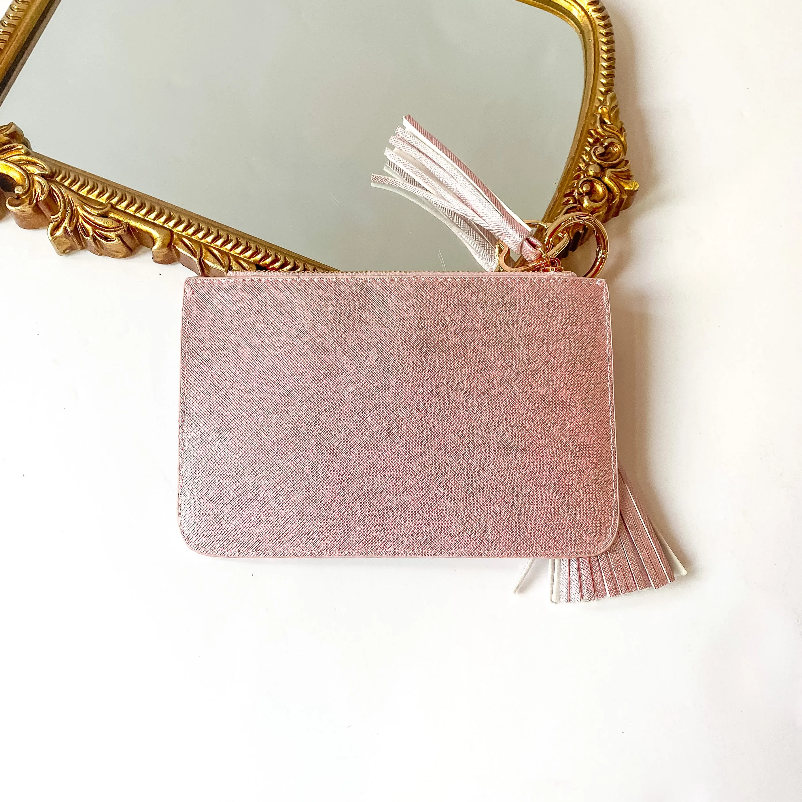 Hollis | Keychain Coin Pouch in Blush