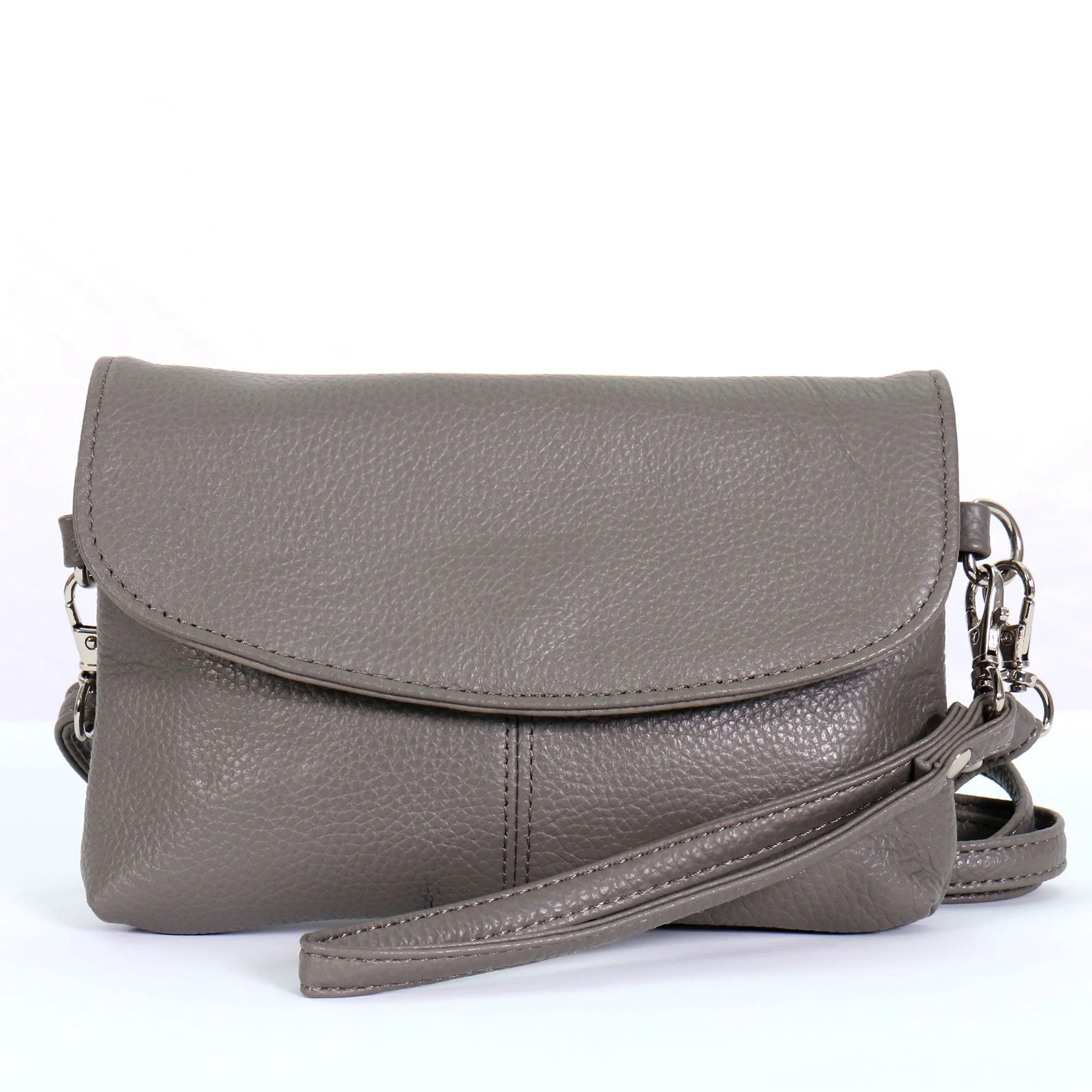 Hot Leathers Gray Small Magnet Closure Purse