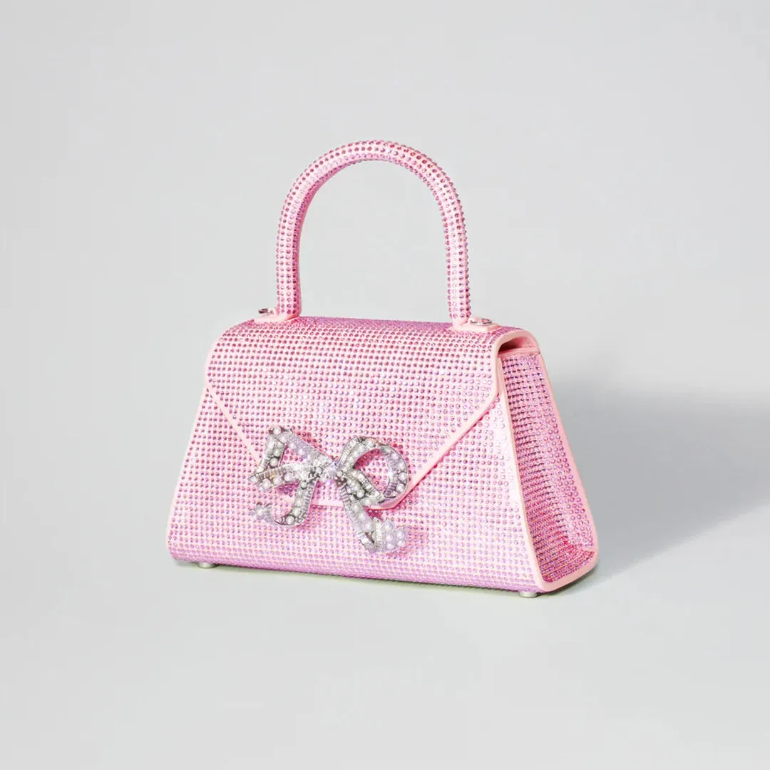 Hotfix Full Diamante Pink Mini Bag