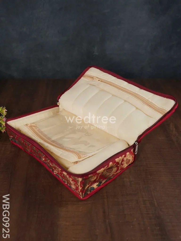 Jewel Organizer with Silk Zari Border - WBG0925