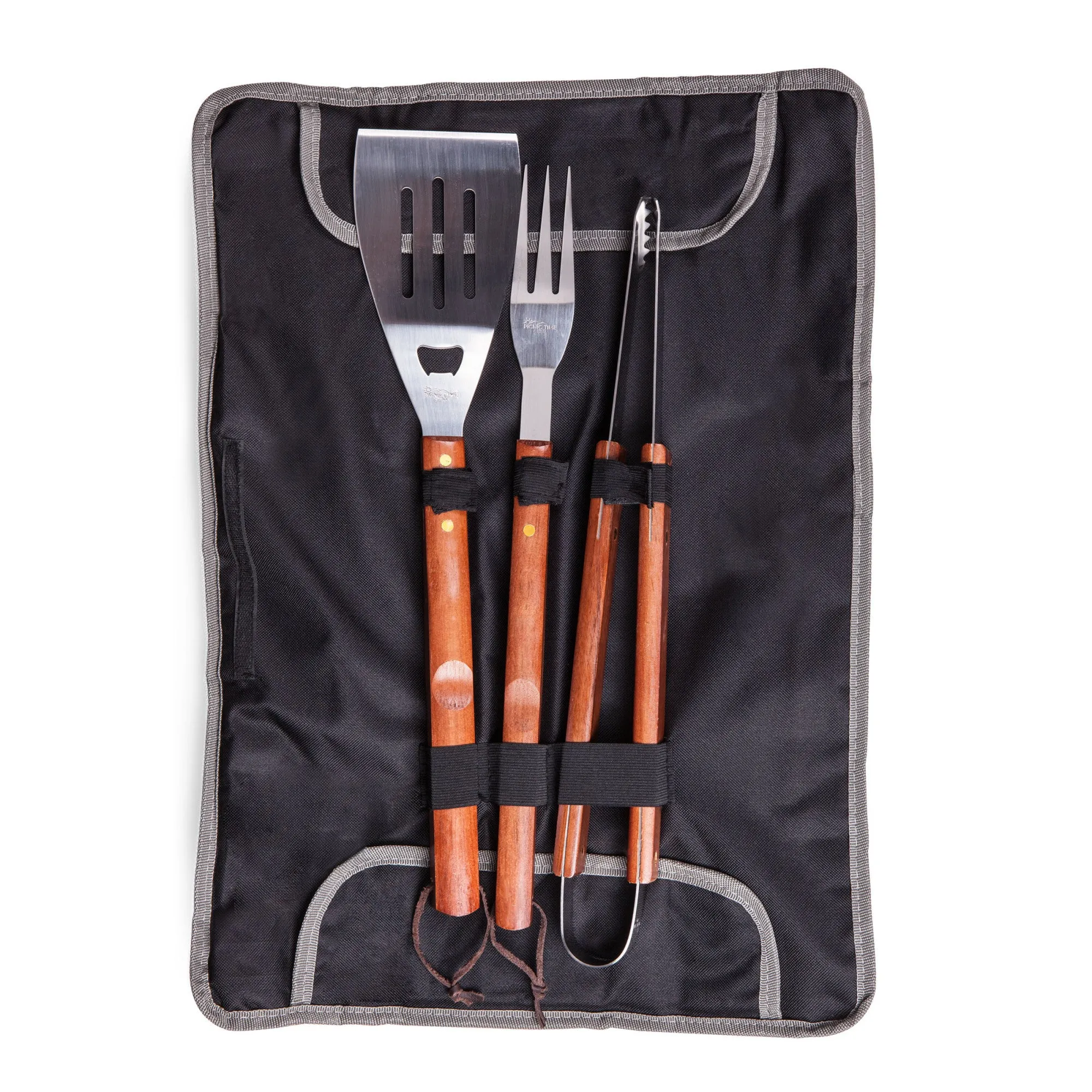 Kansas Jayhawks - 3-Piece BBQ Tote & Grill Set