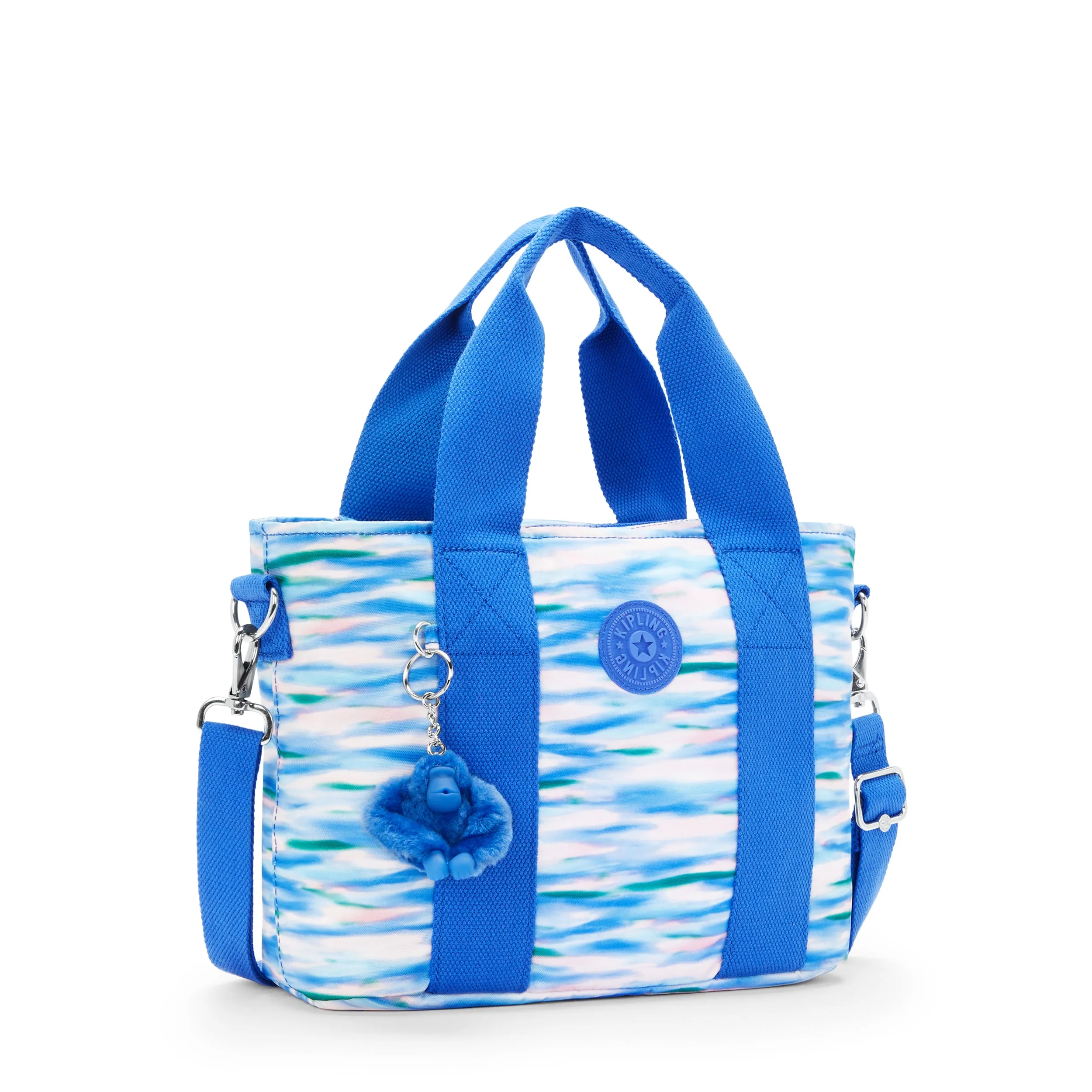 Kipling Minta M Diluted Blue Medium Tote Bag C2I7229-TX9