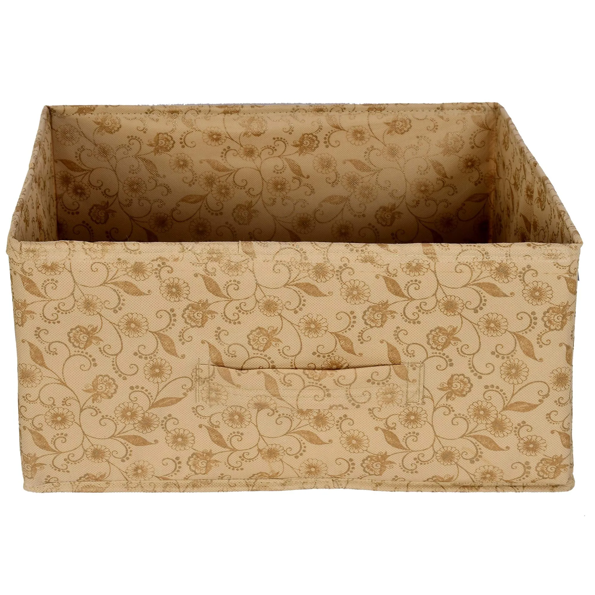 Kuber Industries 2-Drawer Storage and Cloth Organizer, Beige, Standard, 11.41 x 16.53 x 8.66 inches