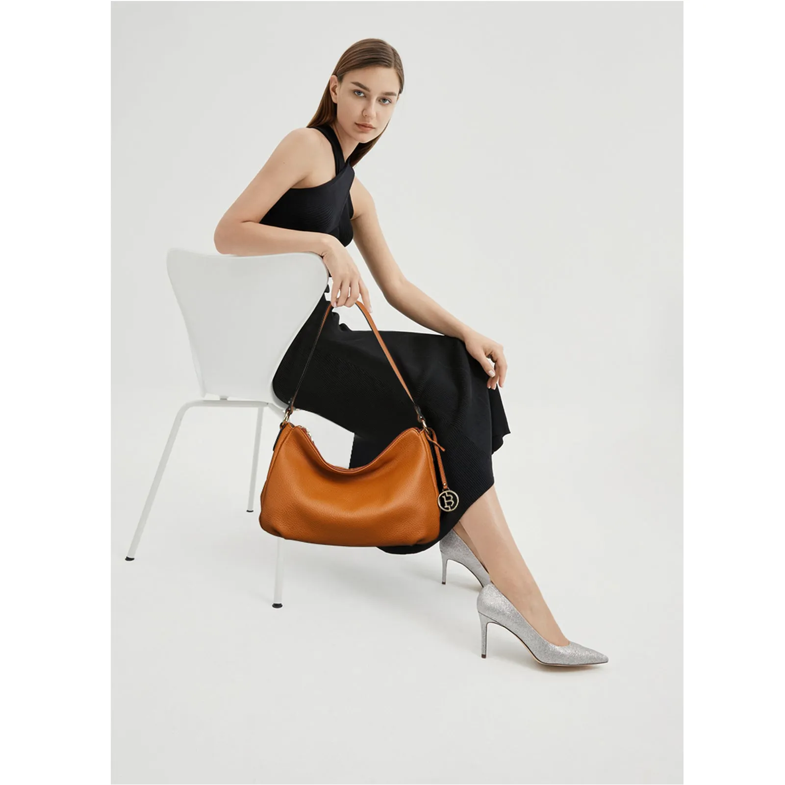 Kweli Hobo Shoulder Handbag - Pebble Leather