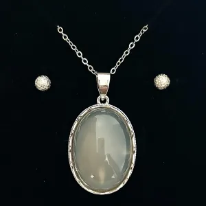 LAKE SUPERIOR AGATE EXQUISITE PENDANT ONLY - FREE CHAIN & EARRINGS