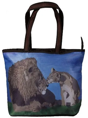 Lion Purrfect Tote- A Father's Pride