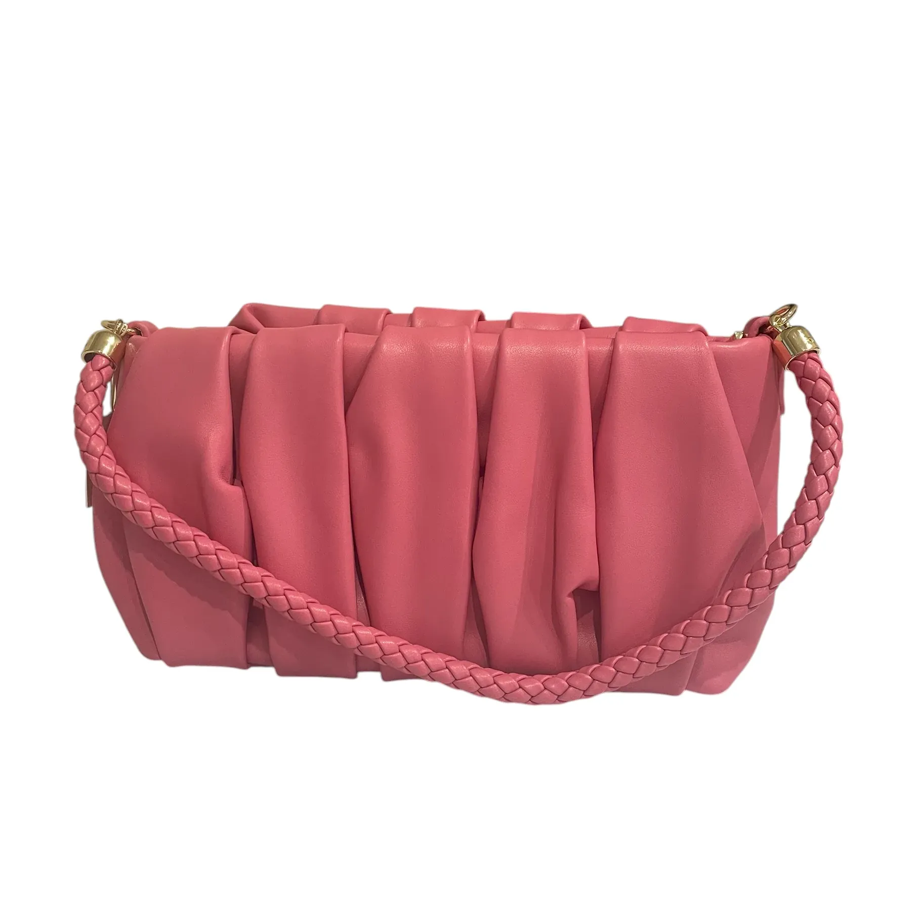 Lolly Pink Handbag with additional Shoulder Strap