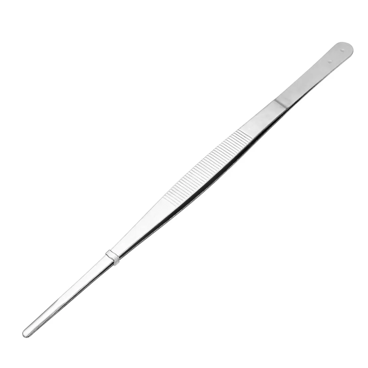 Long Kitchen Tweezer Stainless Steel Food Tongs Straight Tweezer