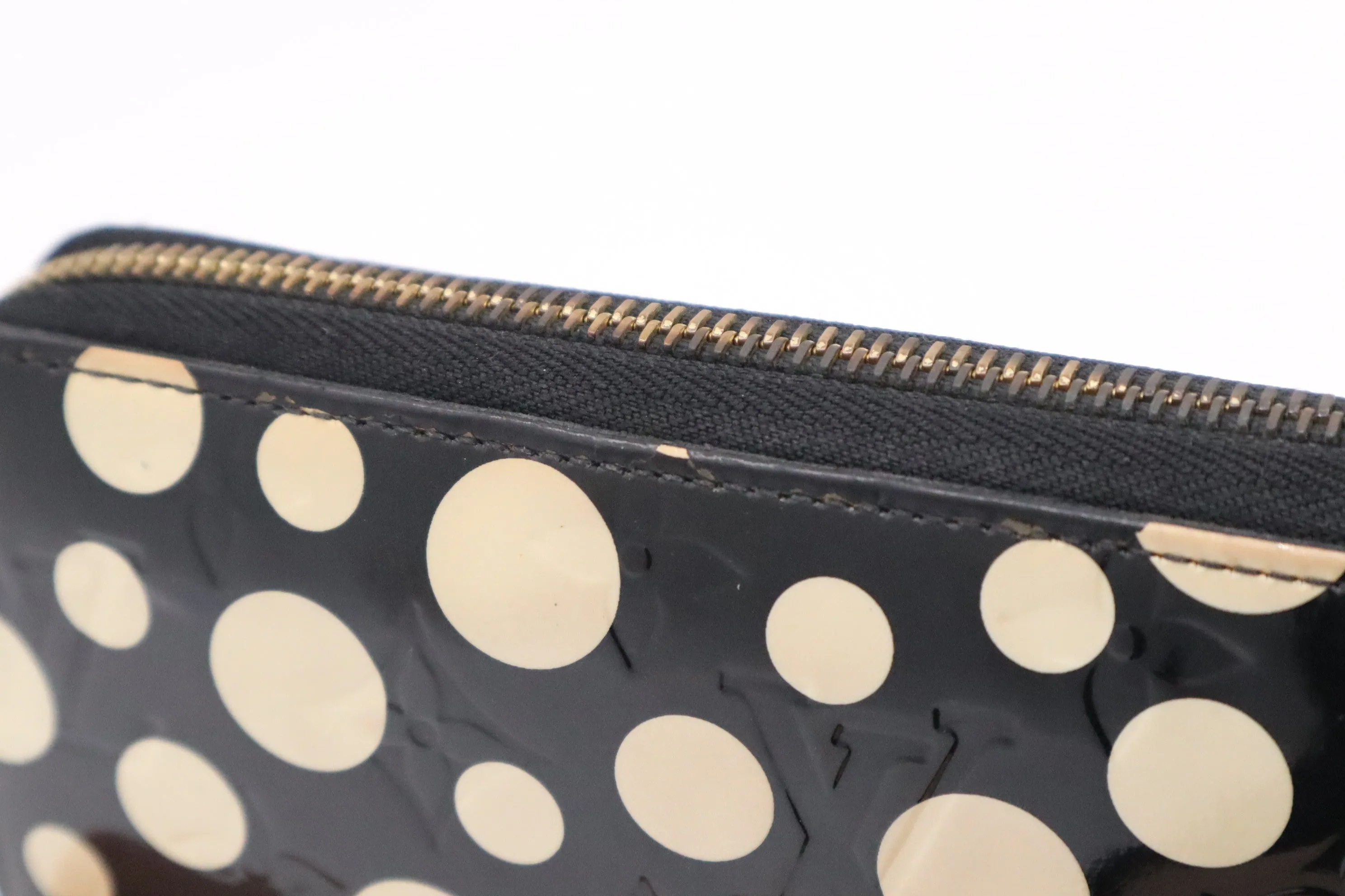 Louis Vuitton Long Zippy Wallet in Infinity Dots Vernis Leather