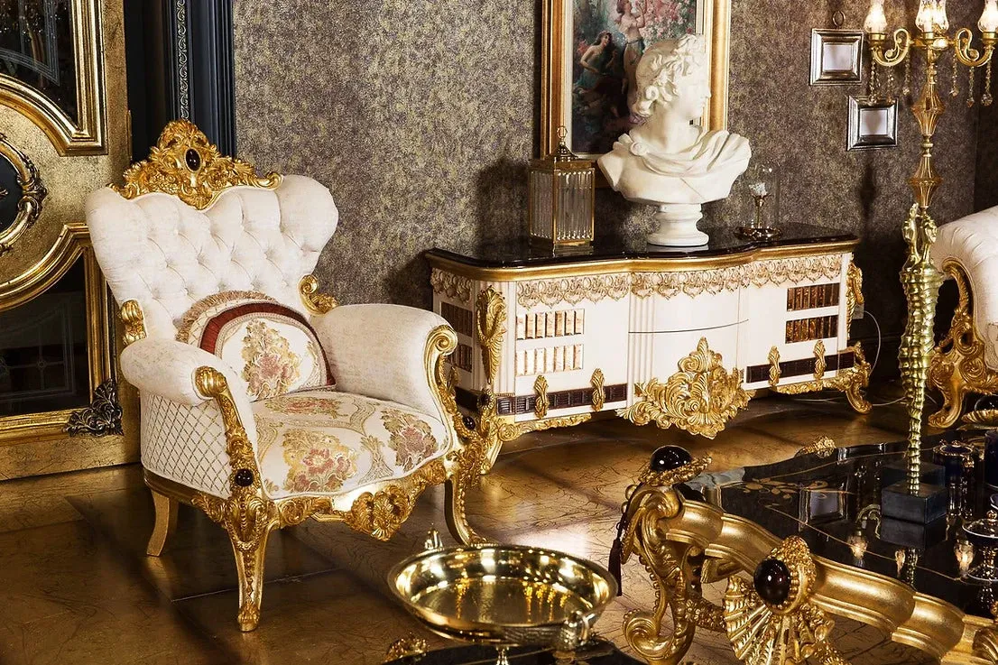 Luxury Design Exquisite Carving Sofa Set