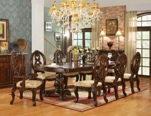 Luxury Exquisite Traditional Dining Table Set