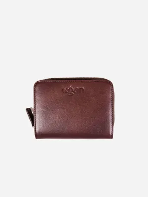 Medium Vegan Leather Purse | Chestnut