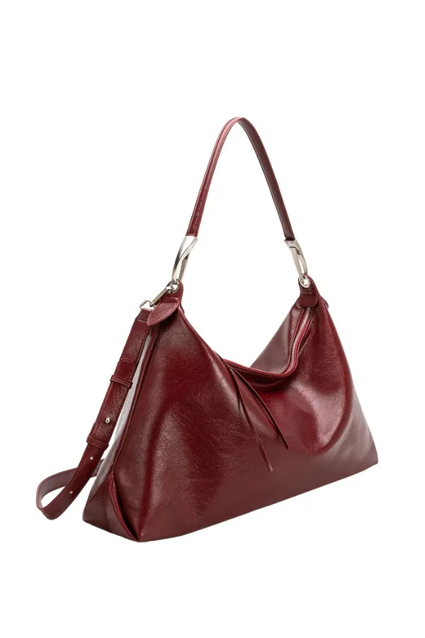 Melie Bianco - Charlie Shoulder Bag - Cranberry